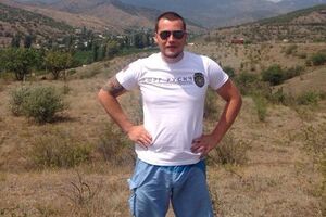 Террорист Алексей Мильчаков в оккупированном Крыму