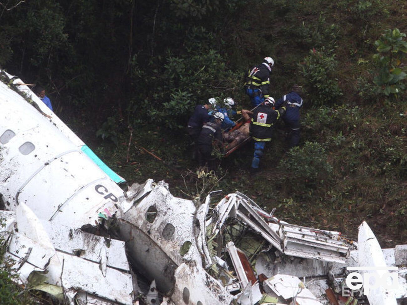 Место крушения&nbsp;рейса LAMIA Bolivia LMI2933