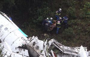 Место крушения рейса LAMIA Bolivia LMI2933