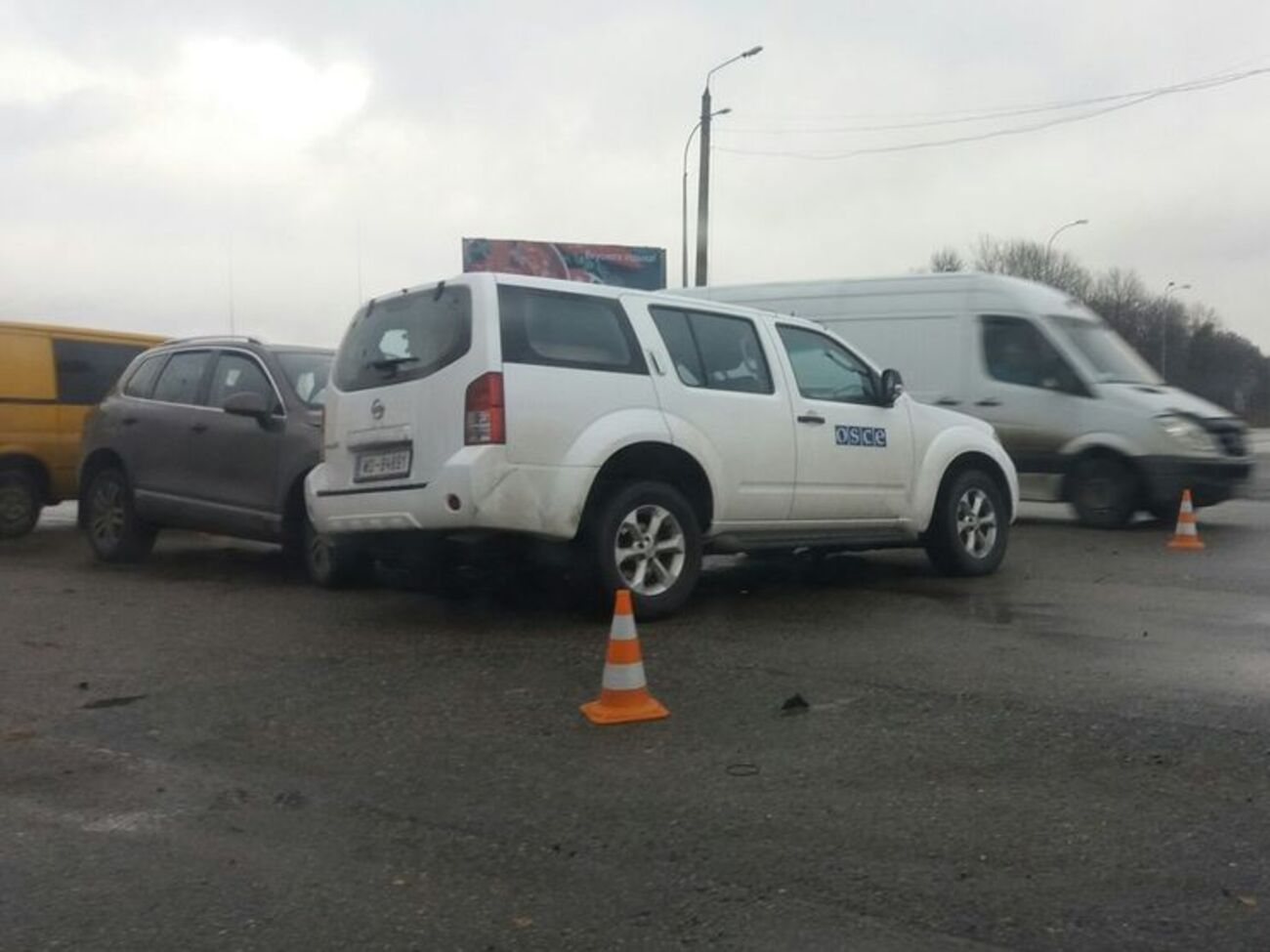 Авария произошла сегодня в Харькове