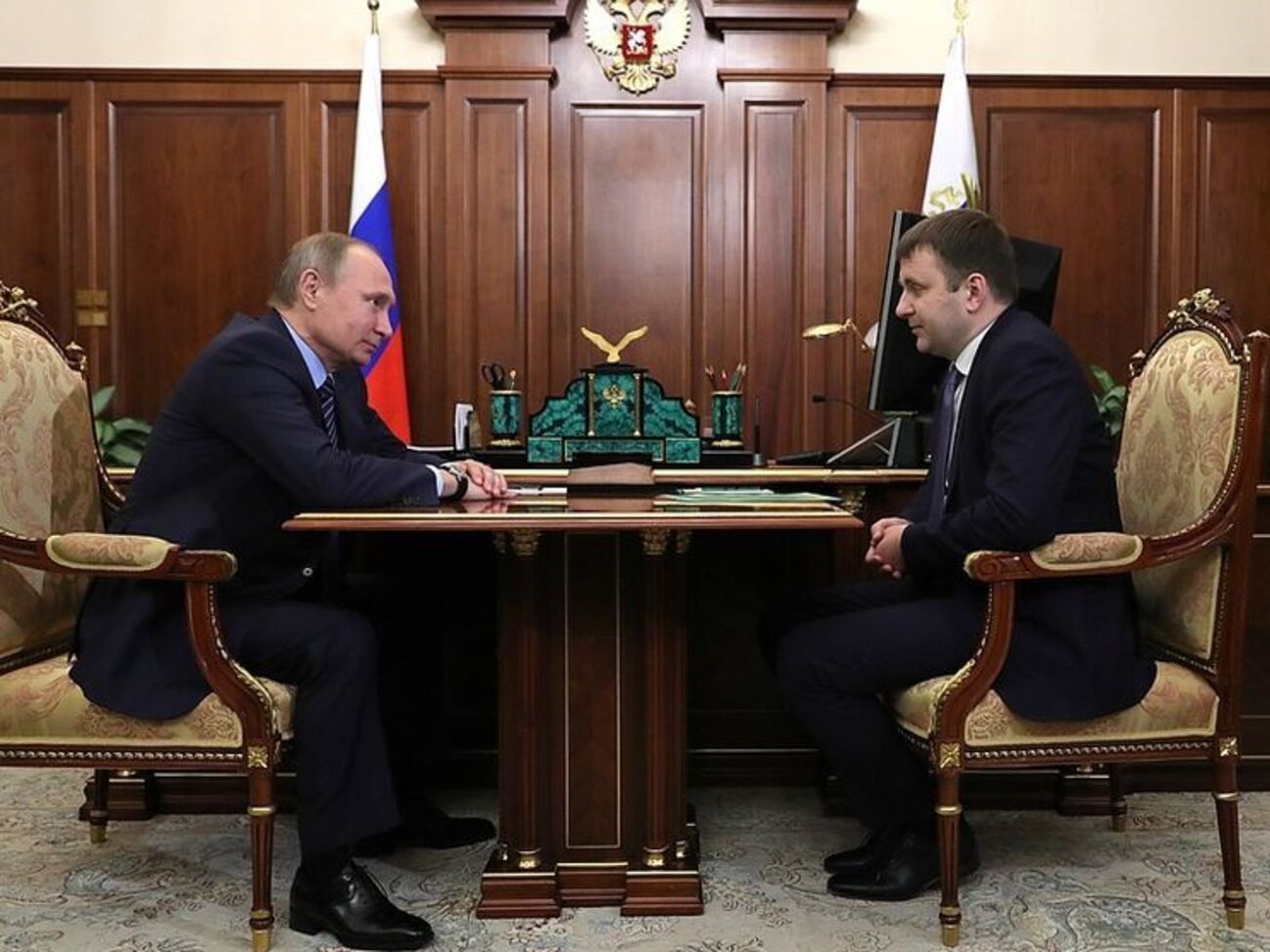 Путин провел встречу с Орешкиным