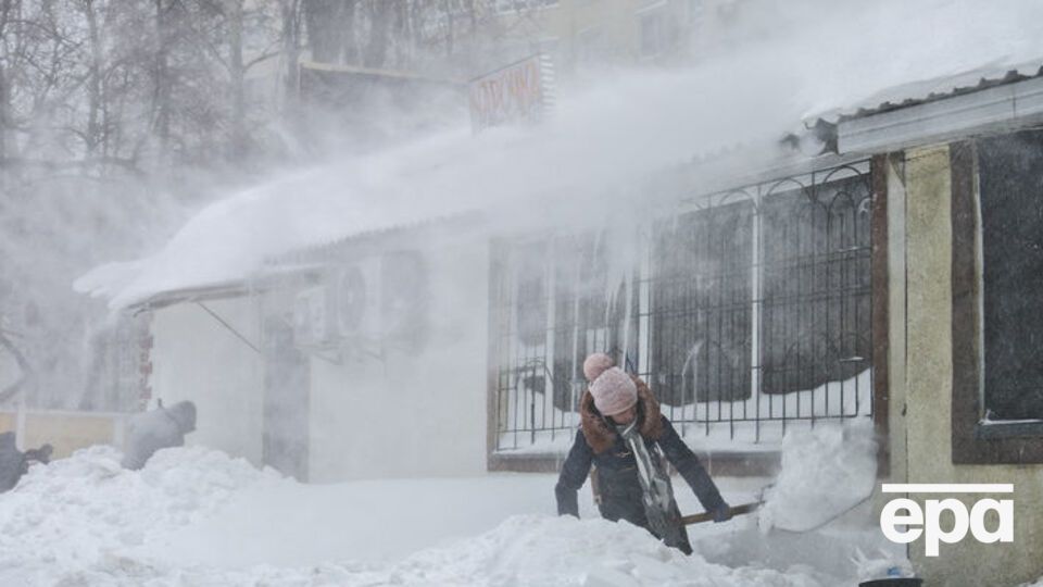 В пятницу в Украине ожидаются сильные снегопады
