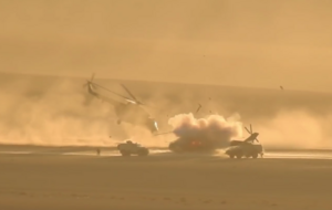 О нападении на российский вертолет сообщали боевики ИГИЛ