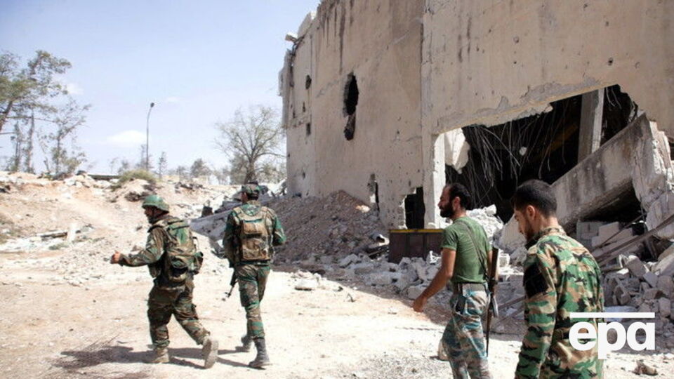 Авиаудары наносятся по той части города, где находятся повстанцы