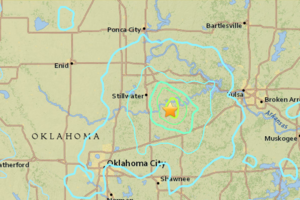 В Кушинге произошло землетрясение магнитудой 5,0
