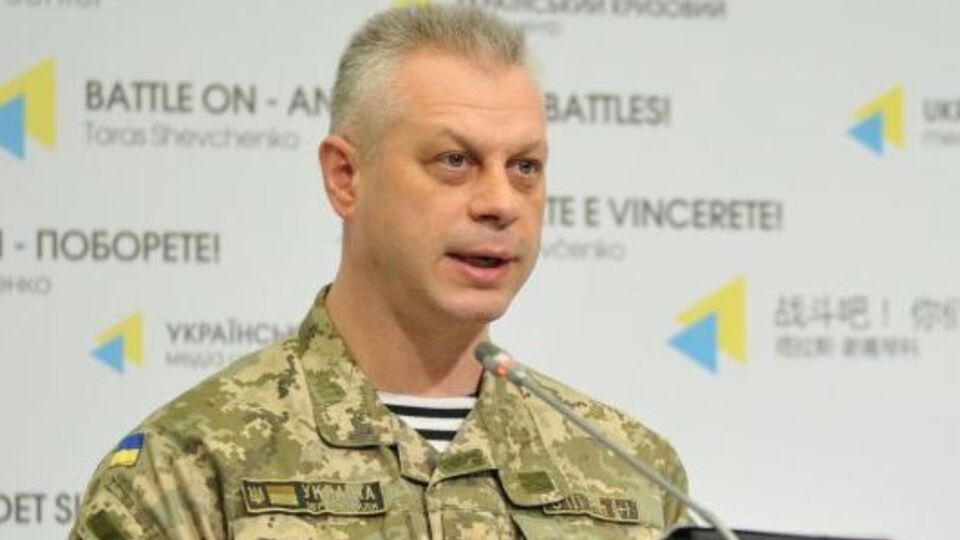 Лысенко сообщил, что боевики более 50 раз обстреляли украинских военных