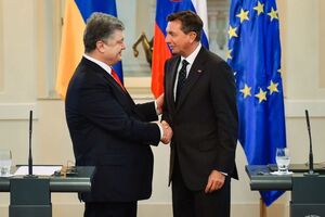 Порошенко и Пахор провели встречу в Любляне