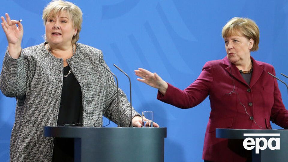 Ангела Меркель встретилась с премьер-министром Норвегии Эрной Сульберг