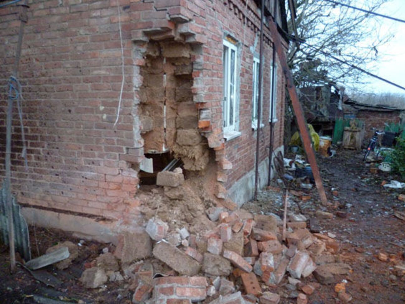 В Торецке боевики обстреляли дома мирных граждан