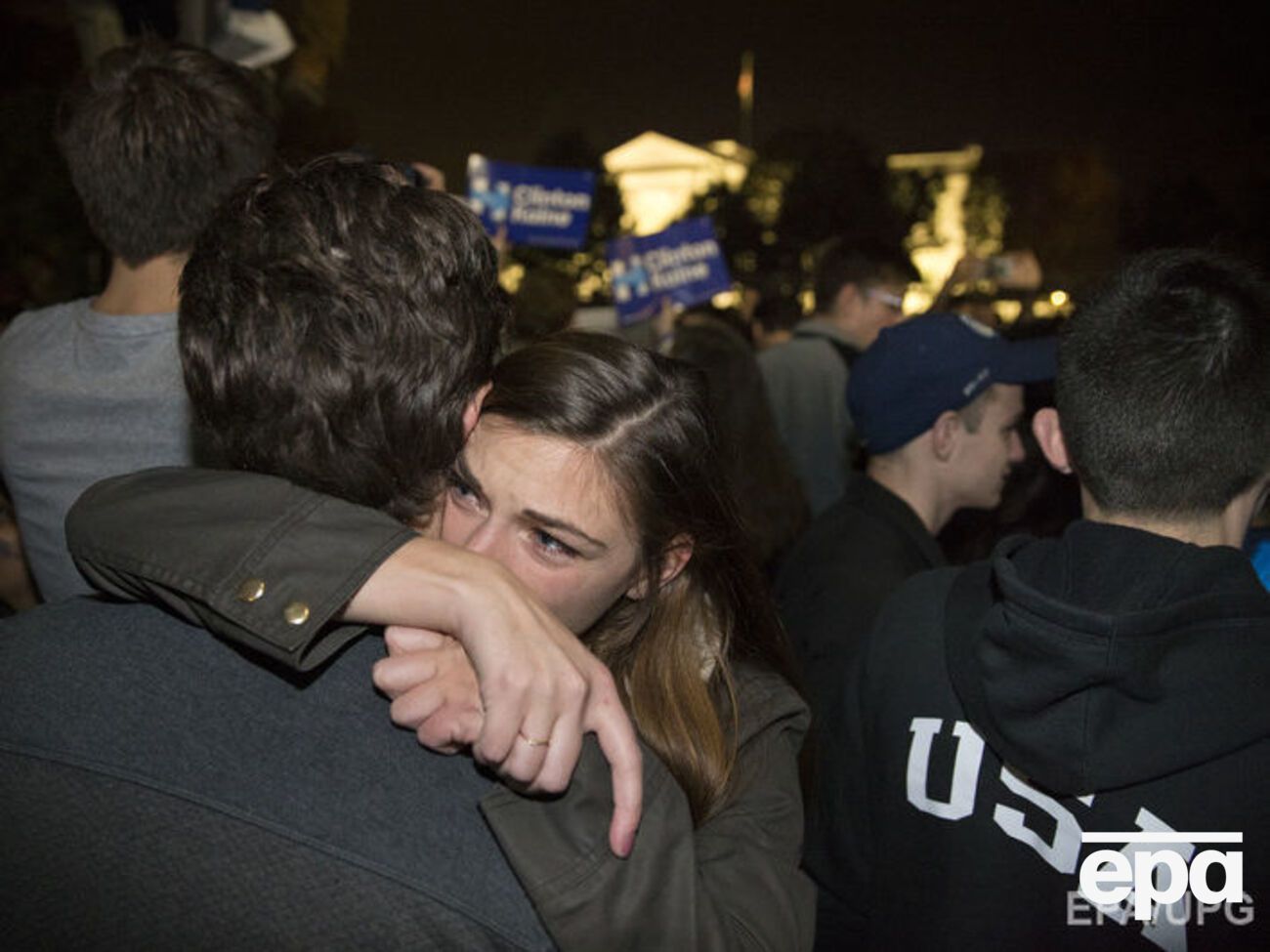 Акции протеста против избрания Трампа прошли, в основном, спокойно