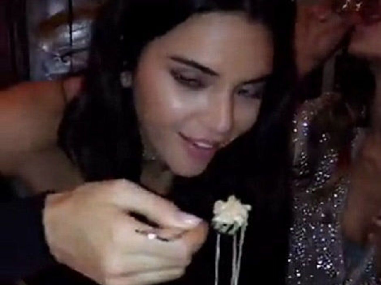 Дженнер показала свой аппетит