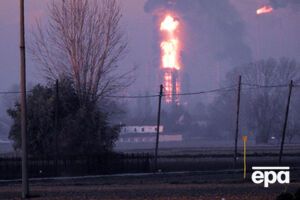 Столб огня был виден за много десятков километров