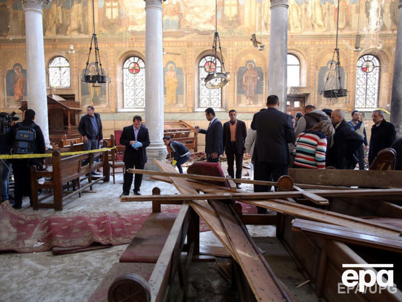 Взрыв произошел недалеко от собора Святого Марка в Каире