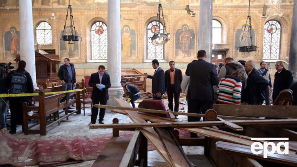 Взрыв произошел недалеко от собора Святого Марка в Каире