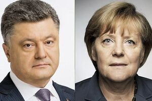 Меркель и Порошенко провели телефонный разговор
