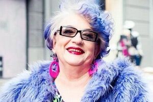 58-летняя Цвит экспериментирует со стилем