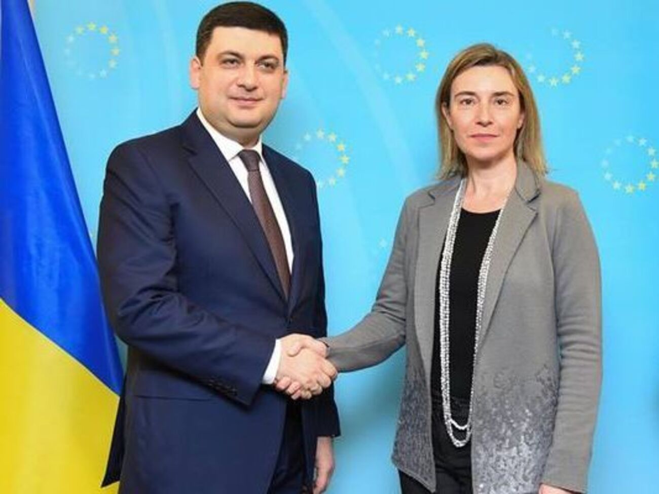 Могерини и Гройсман обсудят более детально вопросы, связанные с суверенитетом и территориальной целостностью Украины