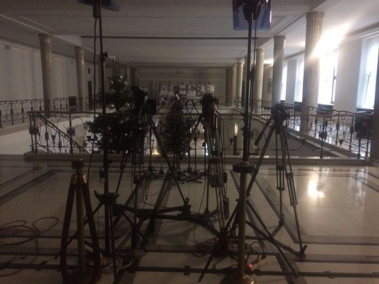 Охрана не пустила журналистов в Сейм