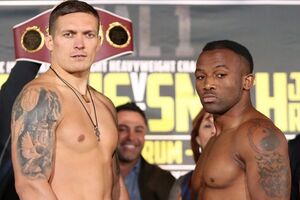 Усик и Мчуну провели бой в США