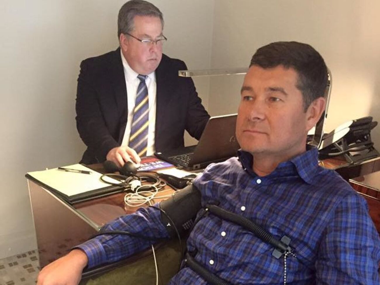 По словам Онищенко, его проверили на полиграфе