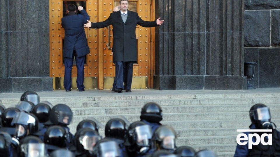 Разговор Шуляка с якобы Кличко (на фото) происходил по телефону