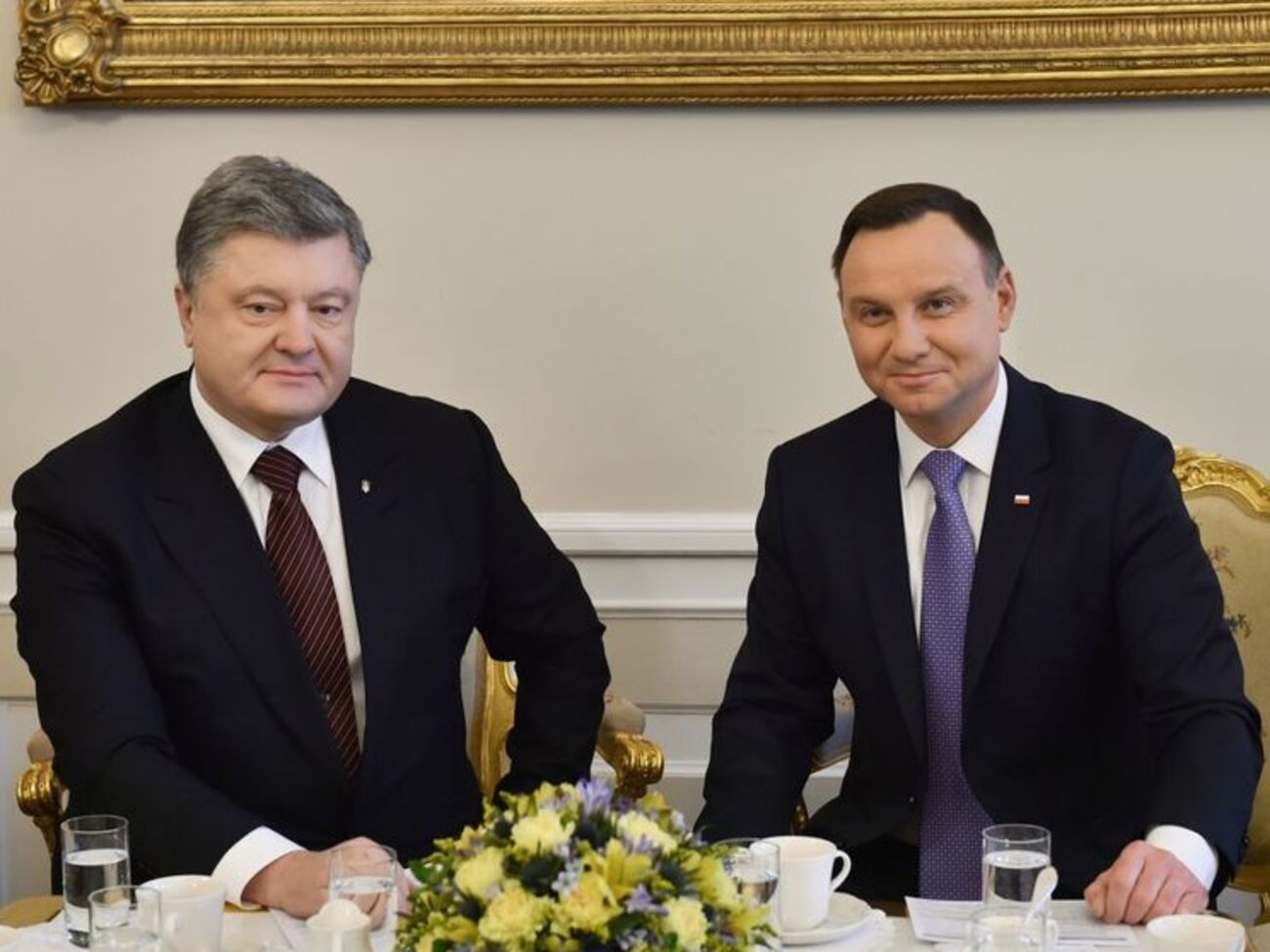Сегодня Порошенко встретился с польским президентом Дудой