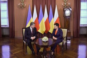 Президент Украины Петр Порошенко провел встречу с премьер-министром Польши Беатой Шидло