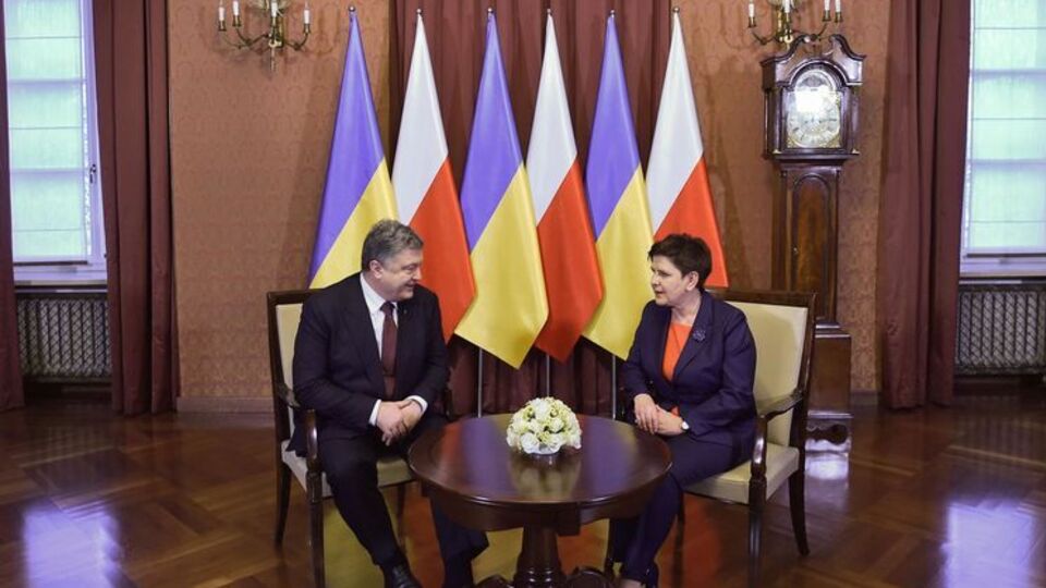 Президент Украины Петр Порошенко провел встречу с премьер-министром Польши Беатой Шидло