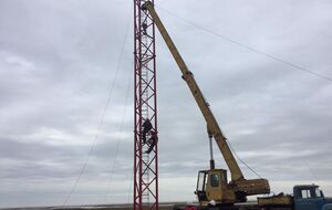 На Чонгаре устанавливают вышку для радиовещания на оккупированный Крым