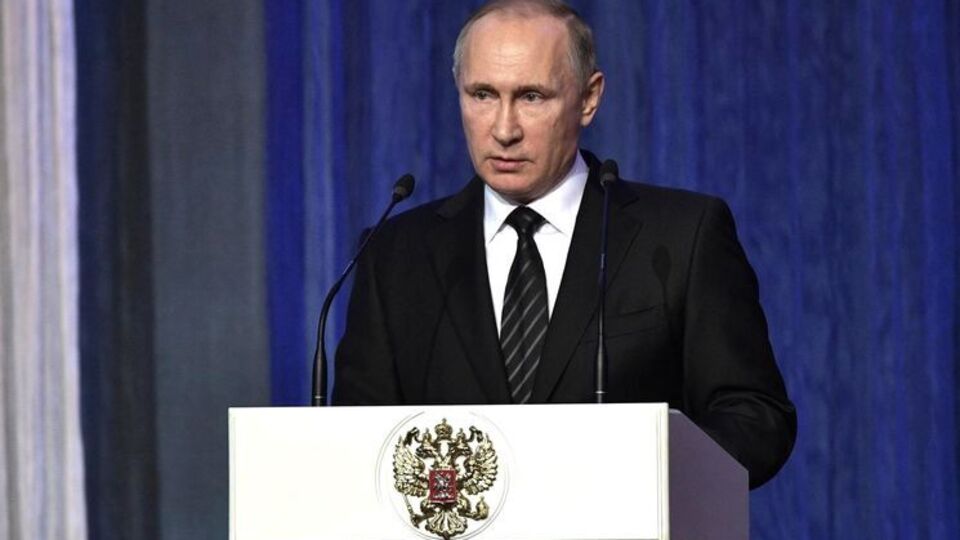 Путин выступил с речью по случаю Дня работника органов безопасности в РФ