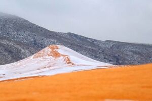 Снег в пустыне Сахара