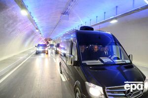 Президент Эрдоган первым проехался по новому тоннелю