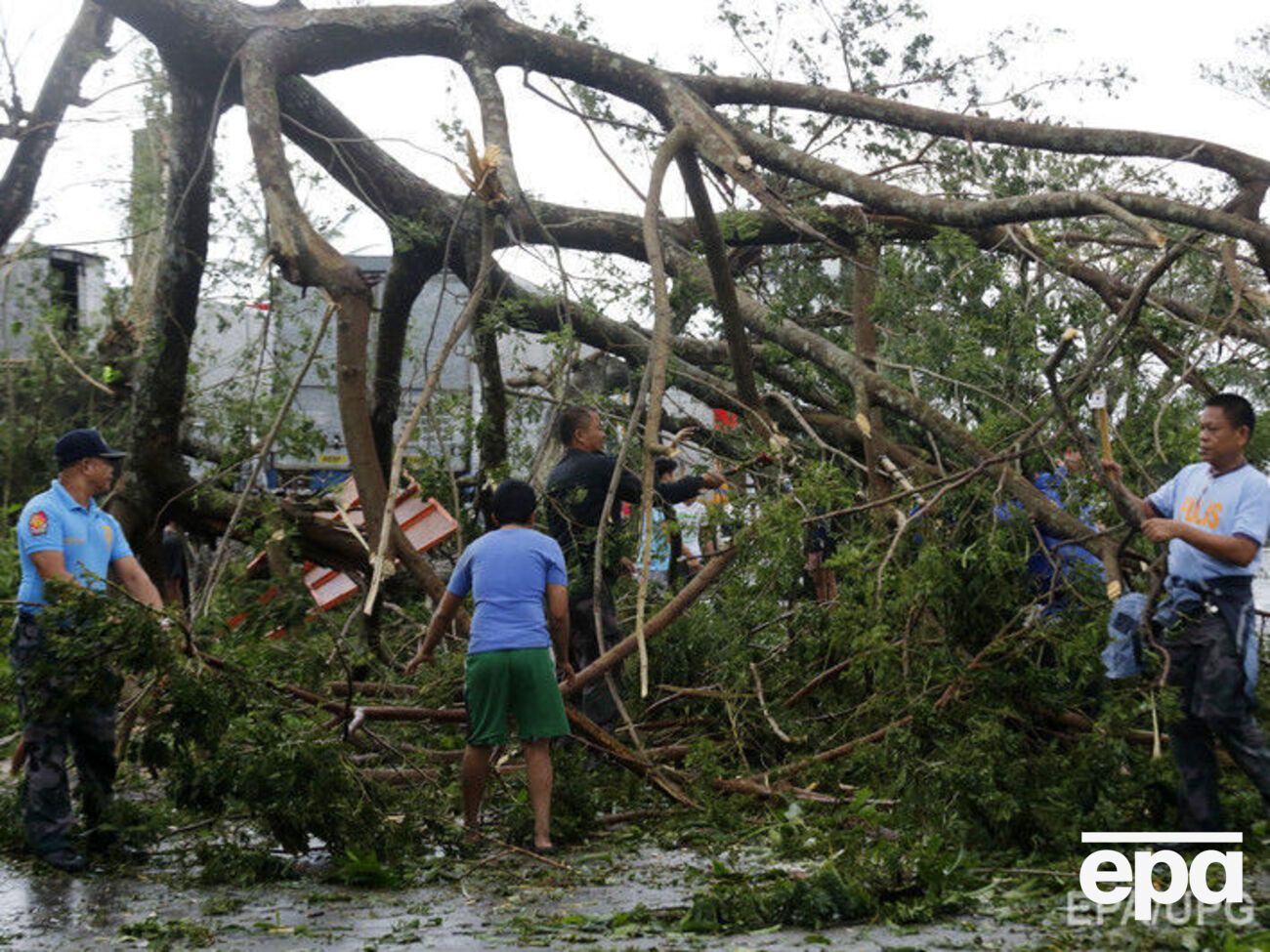 Последствия супертайфуна