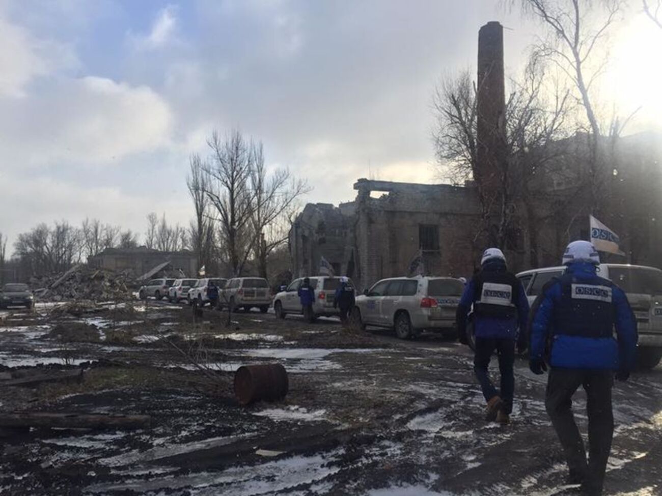 СММ ОБСЕ: Один из обстрелов произошел в 70 метрах от патрульной базы