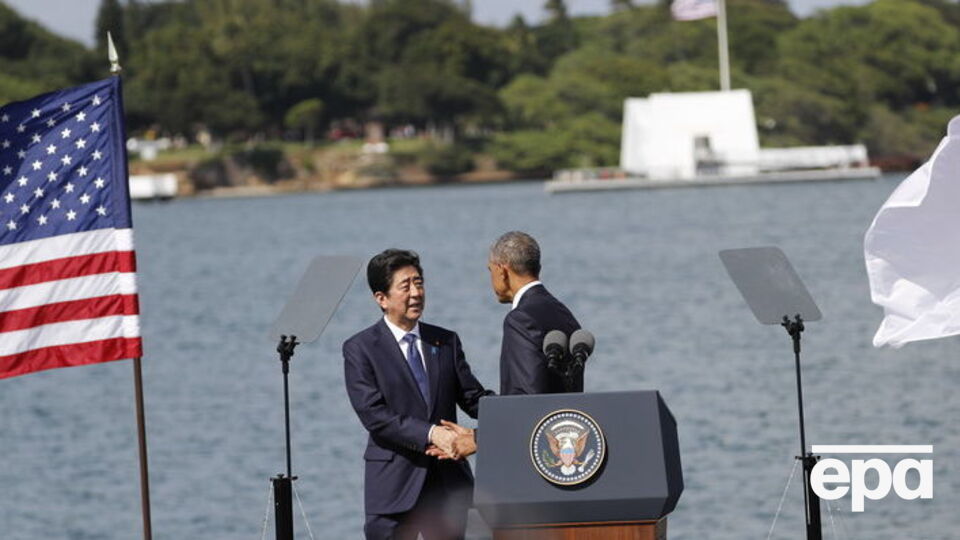 Абэ и Обама посетили Перл-Харбор