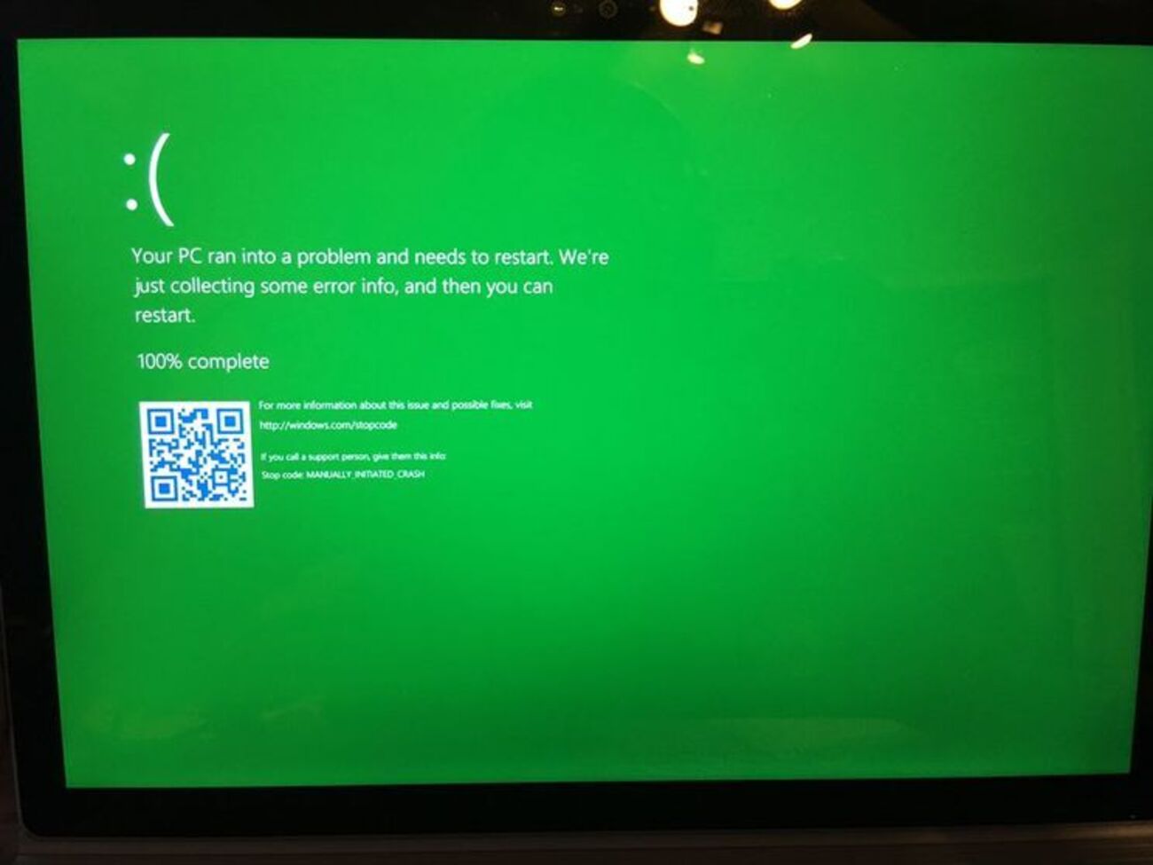 Пользователи тестовой Windows обнаружили необычный "экран смерти"