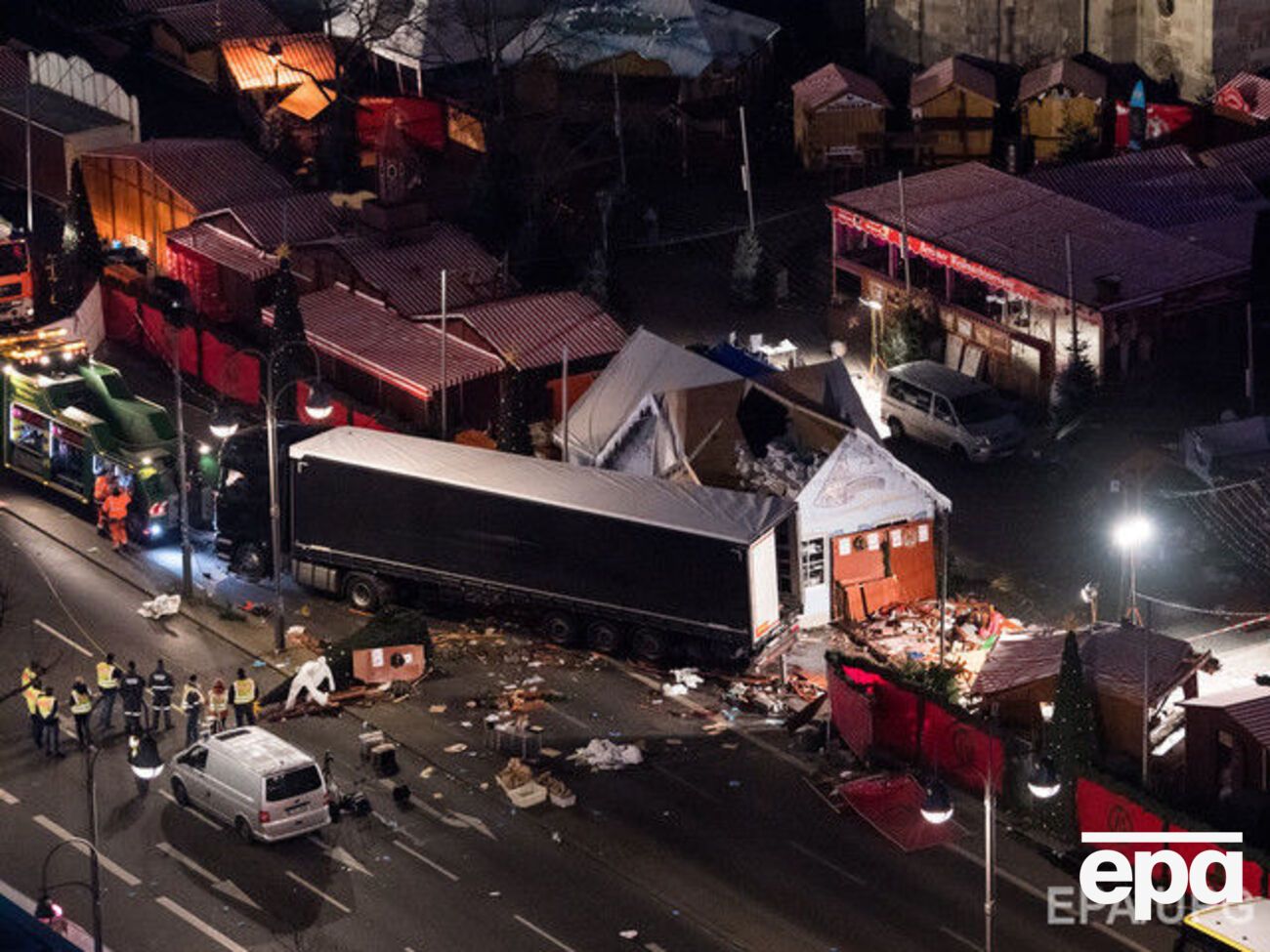 В Германии пока не нашли сообщников мужчины, направившего грузовик на посетителей ярмарки