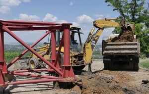 В июне 2016 года на горе Карачун под Славянском началось строительство новой телевышки