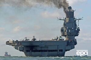 Отличительная особенность "Адмирала Кузнецова" – густой столб дыма