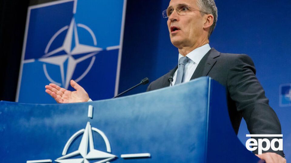 Столтенберг провел пресс-конференцию по итогам заседания комиссии Украина–НАТО на уровне министров иностранных дел