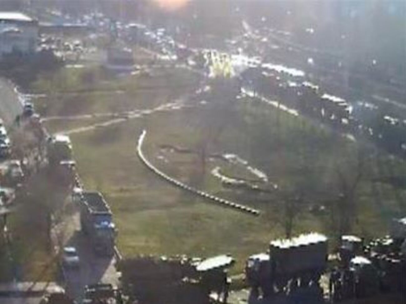 В оккупированный Крым вошла колонна военной техники