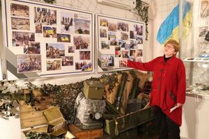 В Вышгороде открылась выставка о героях АТО. Фоторепортаж