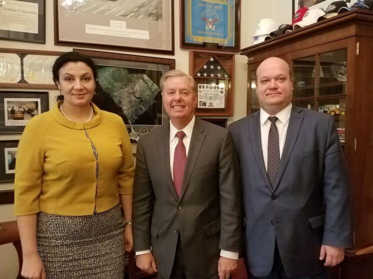 Грэм (в центре) встретился с Чалым и Климпуш-Цинцадзе