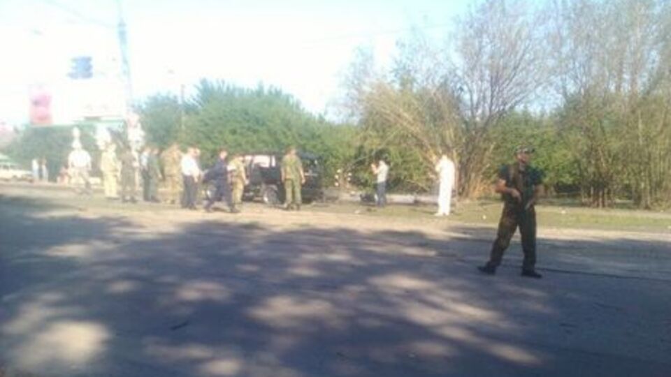 Место покушения на Плотницкого