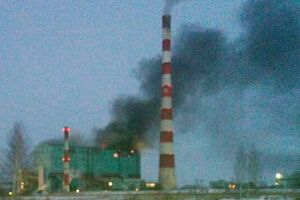 Электростанция в Красноярском крае РФ горит второй раз за два месяца