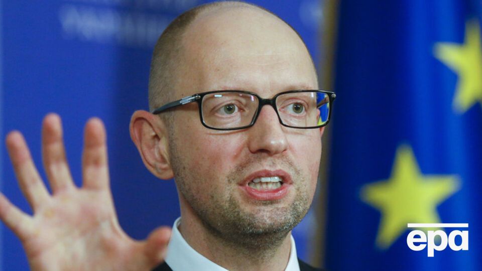 Премьер-министр Украины Арсений Яценюк: Россия начала "большую игру" ради отмены международных экономических санкций