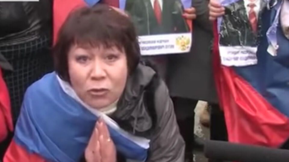 Кадр из сюжета, за который предлагают закрыть телеканал "Евпатория-ТВ"