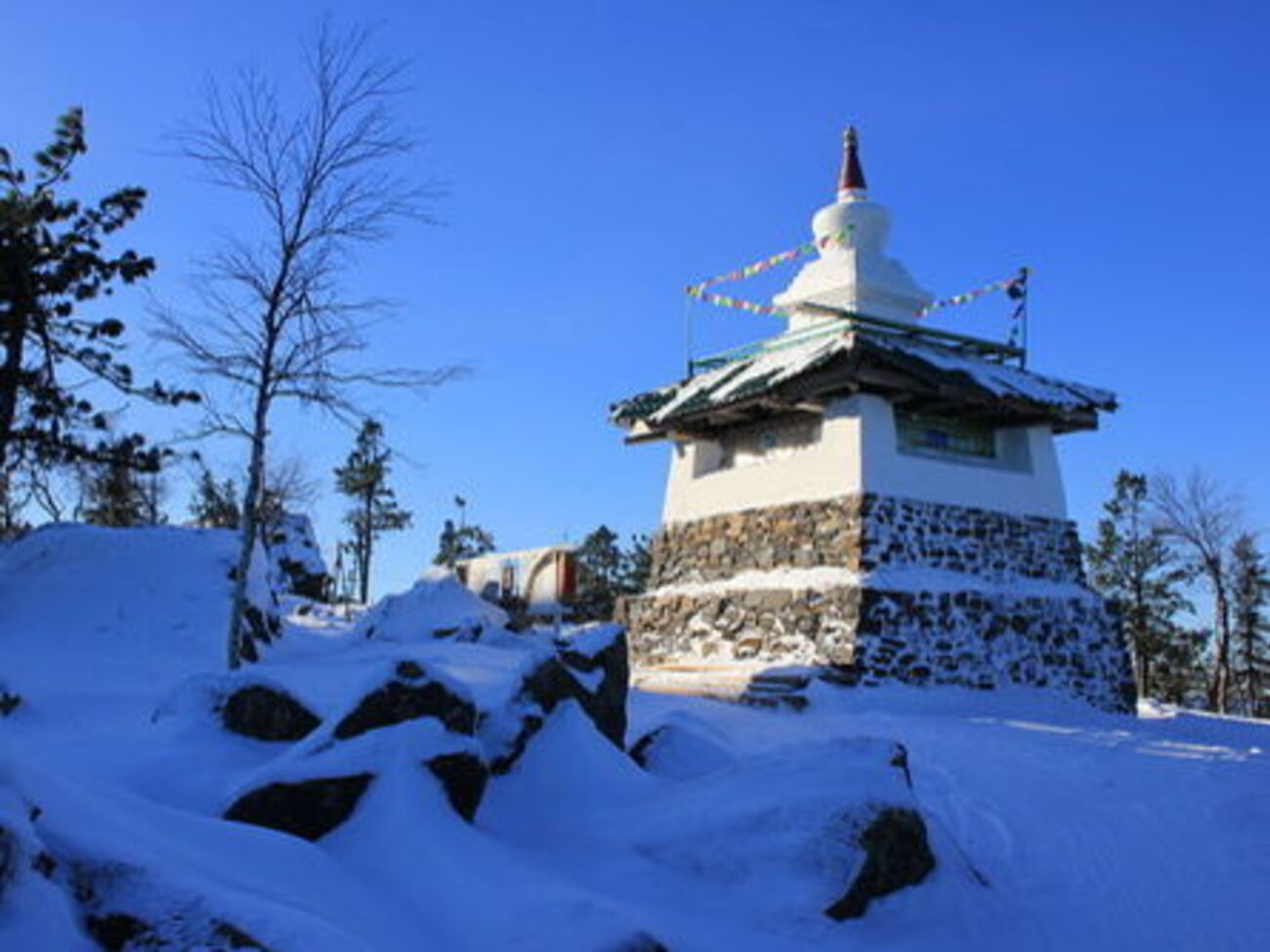 Буддийский монастырь на горе Качканар был построен 20 лет назад