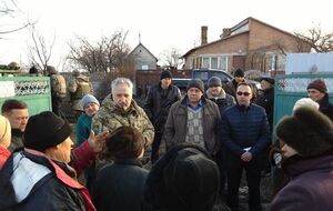 Глава Донецкой ОГА Павел Жебривский посетил Опытное и Водяное