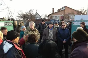 Глава Донецкой ОГА Павел Жебривский посетил Опытное и Водяное